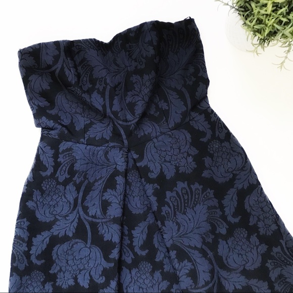 Zara - Jacquard Fit And Flare Bustier Dress - Picture 3 of 4